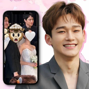 Как в сказке: Чен из EXO и его жена сыграли свадьбу мечты