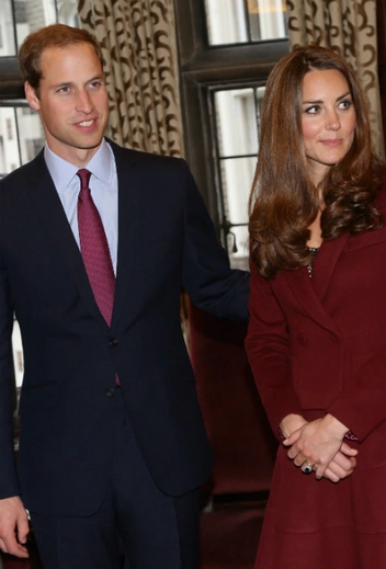 Уильям и Кейт на встрече со школьниками, 8 октября 2012