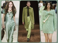 Фисташковый шик: как носить самый деликатный цвет холодного сезона