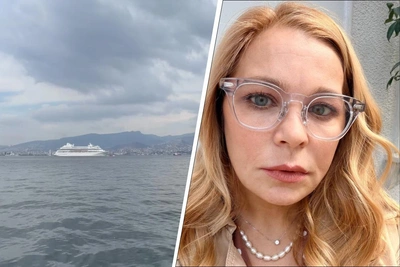 Ирина Пегова и Тимофей Трибунцев в фильме на круизном лайнере