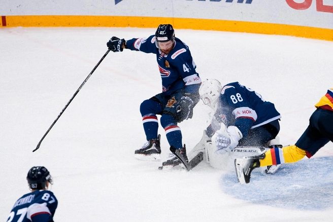 С начала сезона «Сокол» играет с переменным успехом | Источник: «ХК „Сокол“ Красноярск» / VK