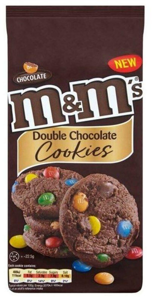 Печенье M&M's Double Chocolate Cookies