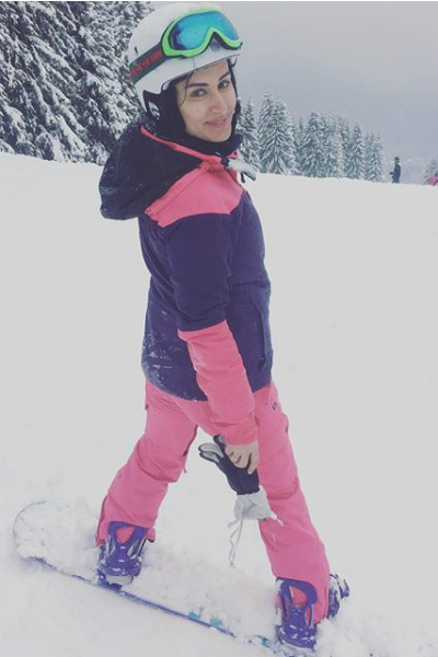 Тина Канделаки в Альпах: "Никаких лыж. Только доска!"