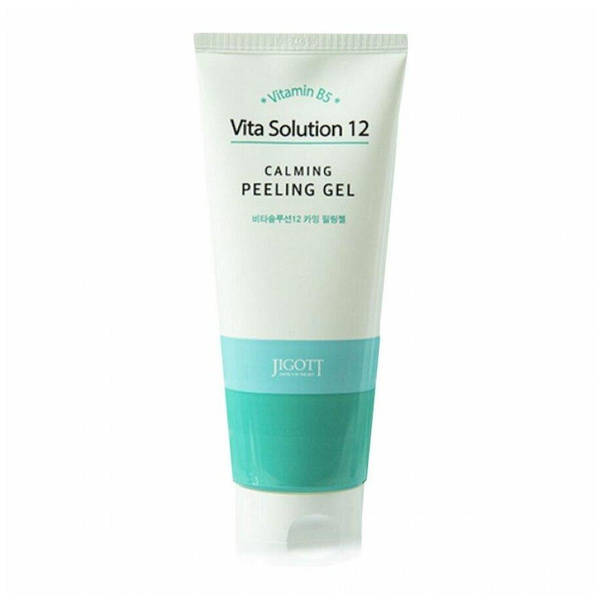 Jigott Успокавающий пилинг-гель для лица / Vita Solution 12 Calming Peeling Gel, 180 мл