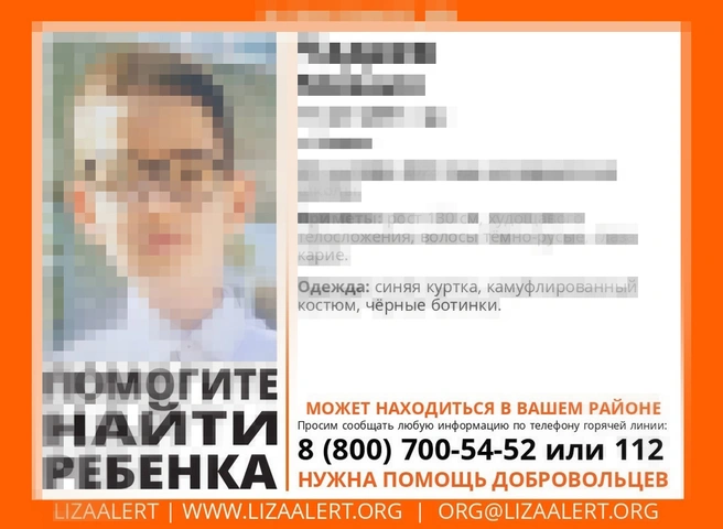 Пропавший 11-летний рязанец найден | ya62.ru