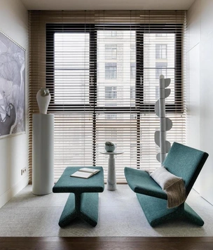 Море спокойствия: квартира 39 м² в Москве, полная умиротворения