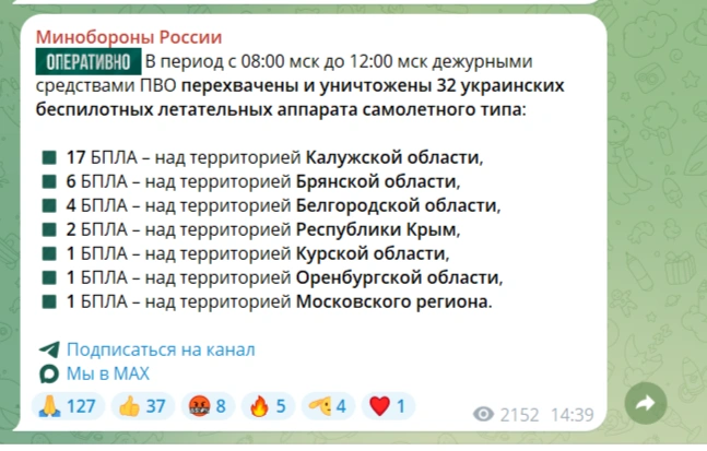Источник: Минобороны РФ / t.me