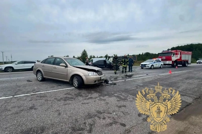 Пенсионер на Chevrolet сбил Volkswagen в Ленобласти