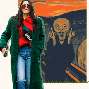 Высокое искусство: составляем модный look по картине Мунка