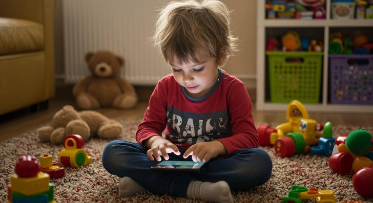 Сколько можно ребенку сидеть в телефоне | Источник: Shutterstock AI/Fotodom.ru