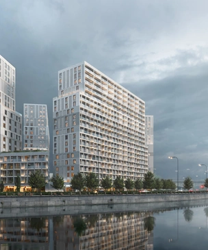 Новый жилой комплекс Først в центре Москвы