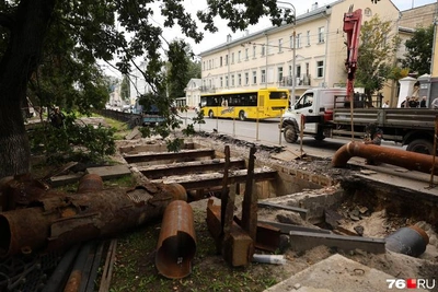 Раскопки в центре Ярославля: сроки ремонта и благоустройства