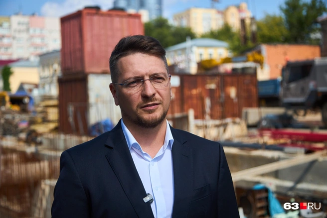 По словам Александра Фомина, «Театральную» сдадут в 2027 году | Источник: Роман Данилкин / 63.RU 