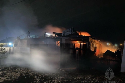 В Хакасии сильный ветер усугубил ситуацию с пожарами