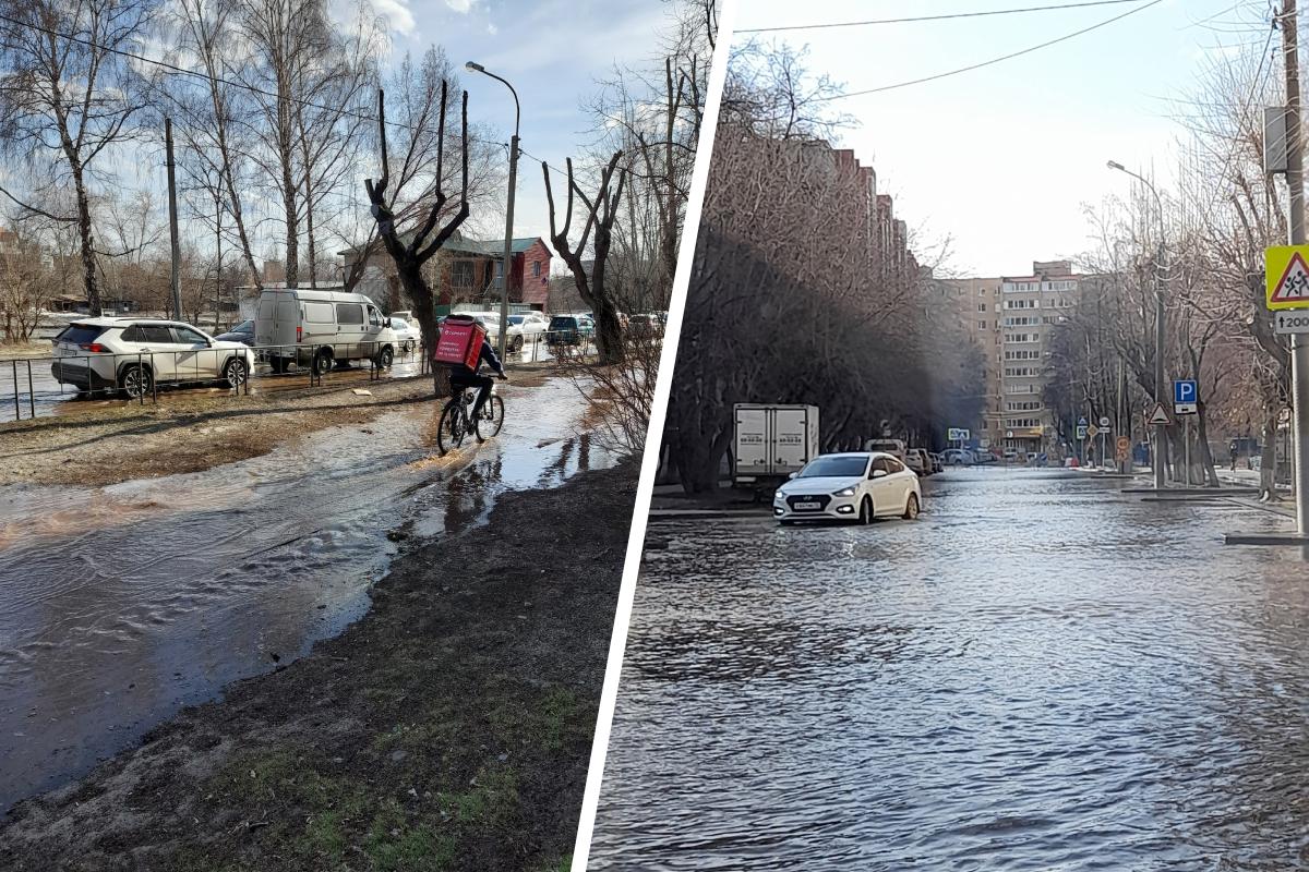 В Тюмени из-за повреждения водопровода парализовано движение на улице Щорса  - 21 апреля 2023 - 72.ру