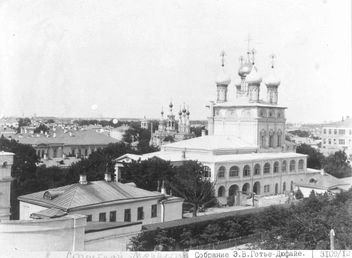 Собор Страстного монастыря, конец XIX века | Источник: Главархив Москвы