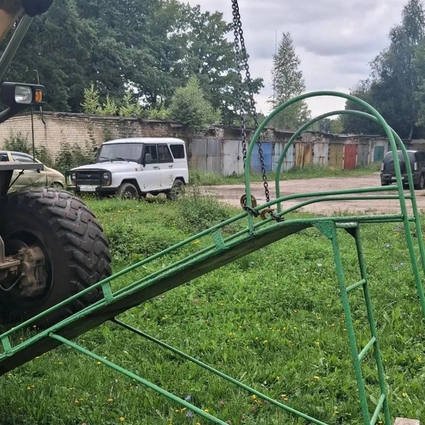 Однако с другой площадки увезли игровые элементы | Источник: Администрация Скопинского округа