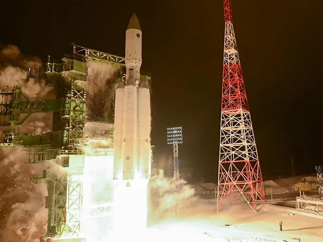 В прошлом году прошел успешный пуск ракеты «Ангара» | Источник: roscosmos.ru