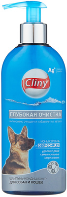 Шампунь-кондиционер Cliny (Neoterica) Глубокая очистка для собак и кошек