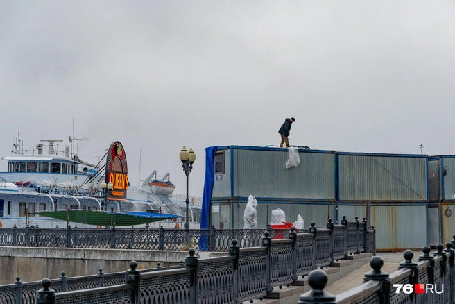 Съемочная площадка заинтересовала ярославцев | Источник: Кирилл Поверинов / 76.RU