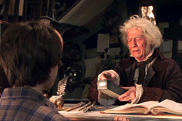 В сериале о Гарри Поттере Джон Херт сыграл мистера Олливандера, владельца магазина волшебных палочек
