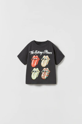 Футболка для ребенка ZARA Rolling Stones 