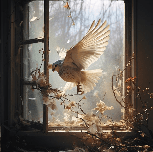 Птица ударилась в окно и улетела или разбилась: к чему это?