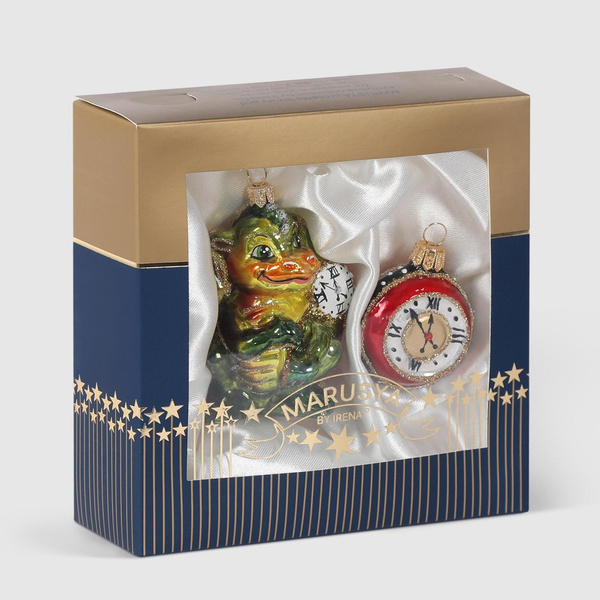 Набор елочных игрушек «Дракончик и часы», Irena2 шт (1002682162) купить в Москве по цене 2990 руб. в интернет-магазине Твой Дом