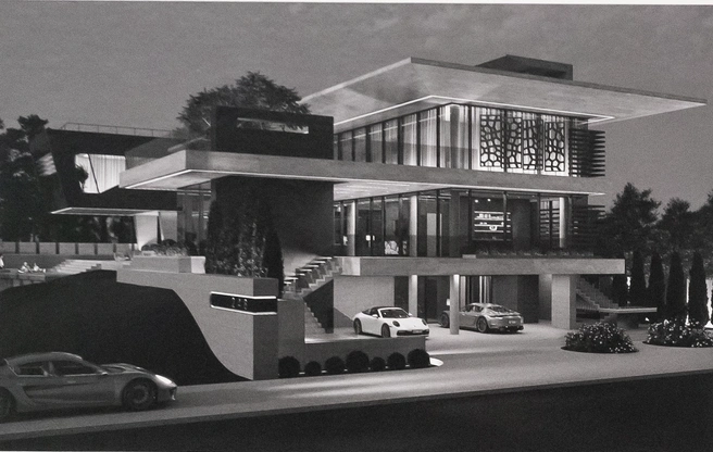 На крыше расположен бассейн | Источник: Евгений Вдовин / 161.RU