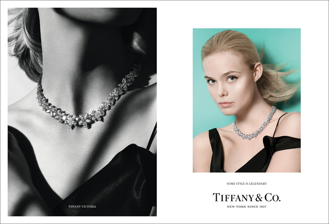 Фото №2 - Эль Фаннинг и Люпита Нионго в новой осенней кампании Tiffany&Co