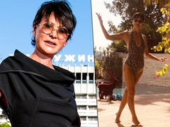65-летняя Хакамада показала фигуру юной атлетки в слитном купальнике