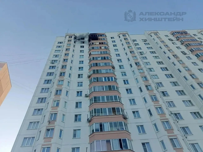 Четыре жилых многоквартирных дома атаковали ВСУ в Курске 19 июля | Источник: Александр Хинштейн / max.ru