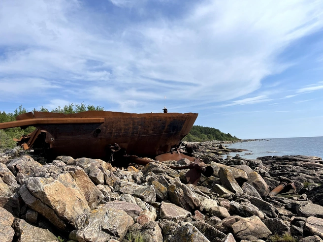 Его разобрали стихия и время. Загадочный корабль на берегу острова в Финском заливе раскрыл свои тайны | Источник: Нижне-Свирский государственный заповедник