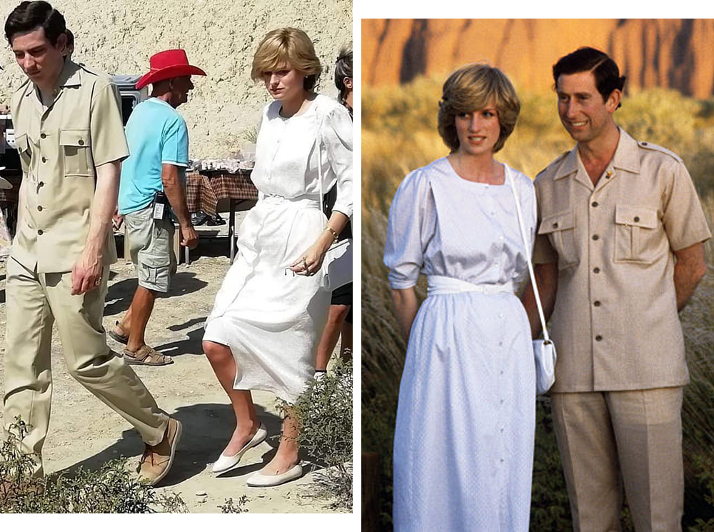 Похожи или нет? Первые кадры со съемок сериала о Чарльзе и Диане | marieclaire.ru