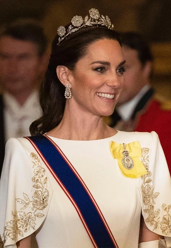 Принцесса Кэтрин в тиаре «Стратморские розы»