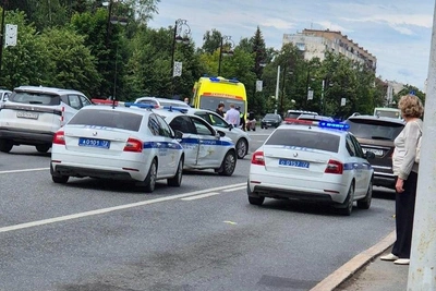 На улице Республики произошло ДТП с участием машины ДПС