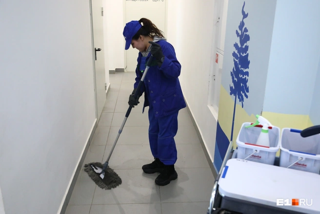 Уборка трешки будет стоить 3 тысячи рублей | Источник: Марина Молдавская / E1.RU