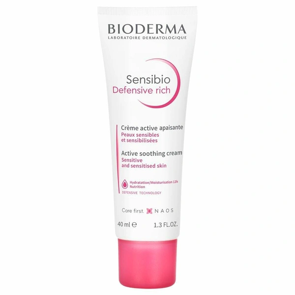 Bioderma Sensibio Defensive Крем насыщенный для чувствительной кожи лица 