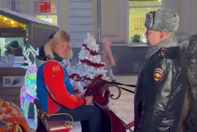 Главный гаишник лично задержал гонщика в санях на Вайнера