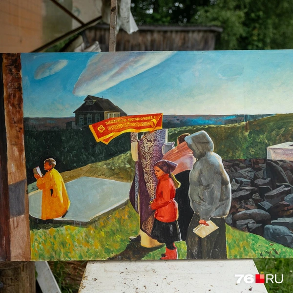 Эта картина называется «Вынос плащаницы» | Источник: Александр Куренной / 76.RU