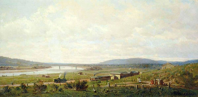 Источник: П. П. Верещагин, «Урал. Станция Чусовая», 1870–1880-е гг.