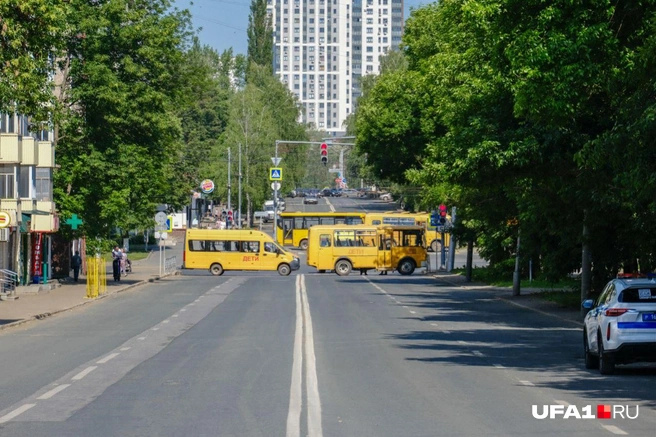 Перекрыли дороги | Источник: Булат Салихов / UFA1.RU