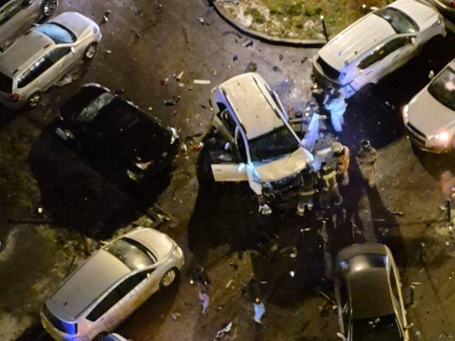 На улице Ясеневой в Москве 22 декабря взорвался автомобиль | Источник: Орехово-Борисово Зябликово / T.me