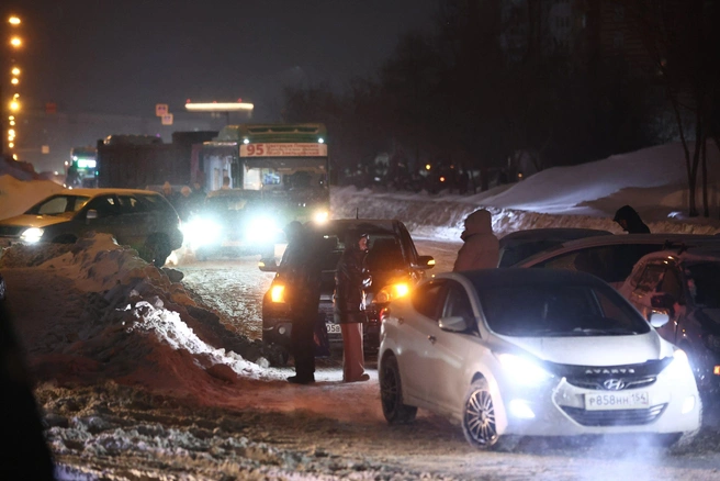 Фото с места ДТП | Источник: Александр Ощепков / NGS.RU