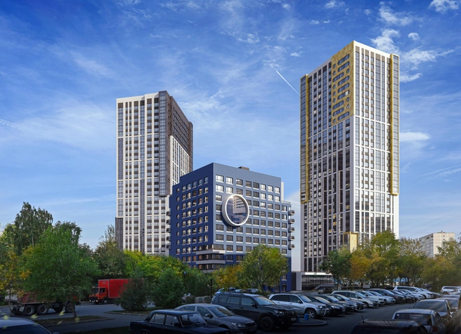 Repin Towers на ВИЗе — квартал с круглыми окнами, собственным детским садом и современной школой № 41 в двух минутах пешком | Источник: «Атом»