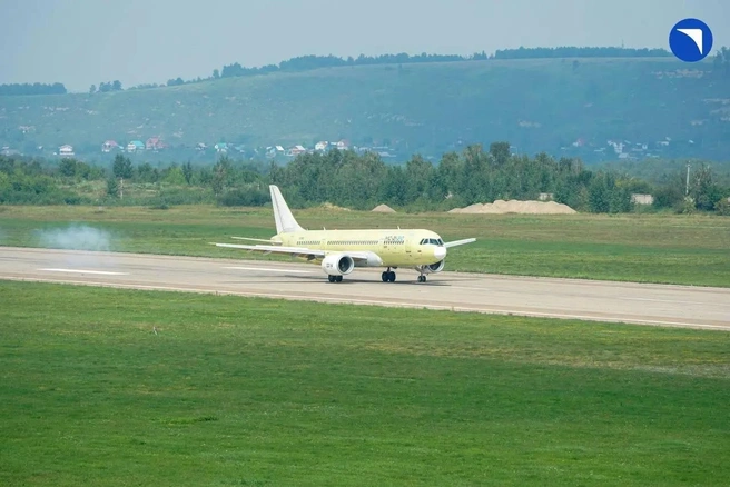 Новый полностью импортозамещенный самолет МС-21-310 впервые взлетел в начале августа 2026 года | Источник: Объединенная авиастроительная корпорация / Telegram