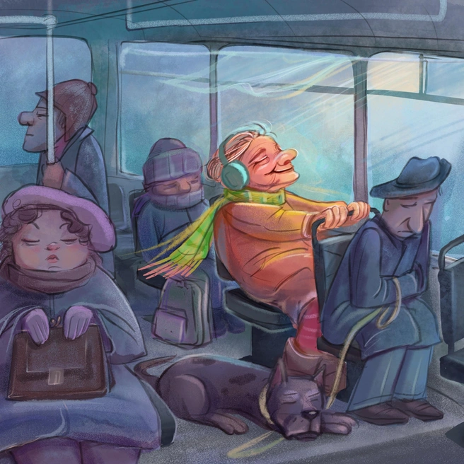 Чаще всего иллюстратор отдает предпочтение красочным картинкам с теплым или забавным посылом | Источник: Зина Фарманова