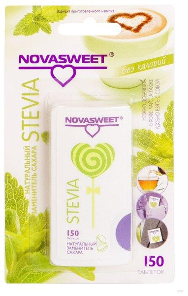 NOVASWEET Заменитель сахара Stevia таблетки