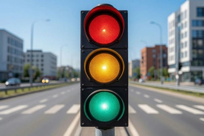 Светофор на перекрёстке в Южно-Сахалинске отключён до 1 сентября