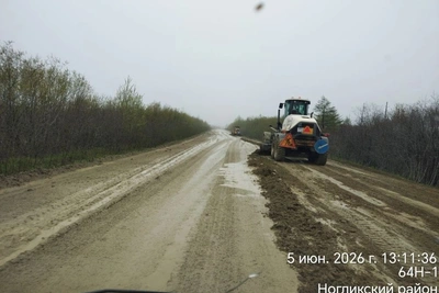 Профилирование трассы Южно-Сахалинск — Оха в районе села Вал выполнено
